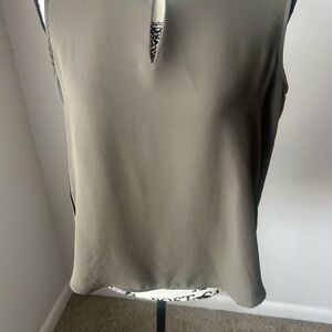 Nine West Green Tank Top Silky Finish